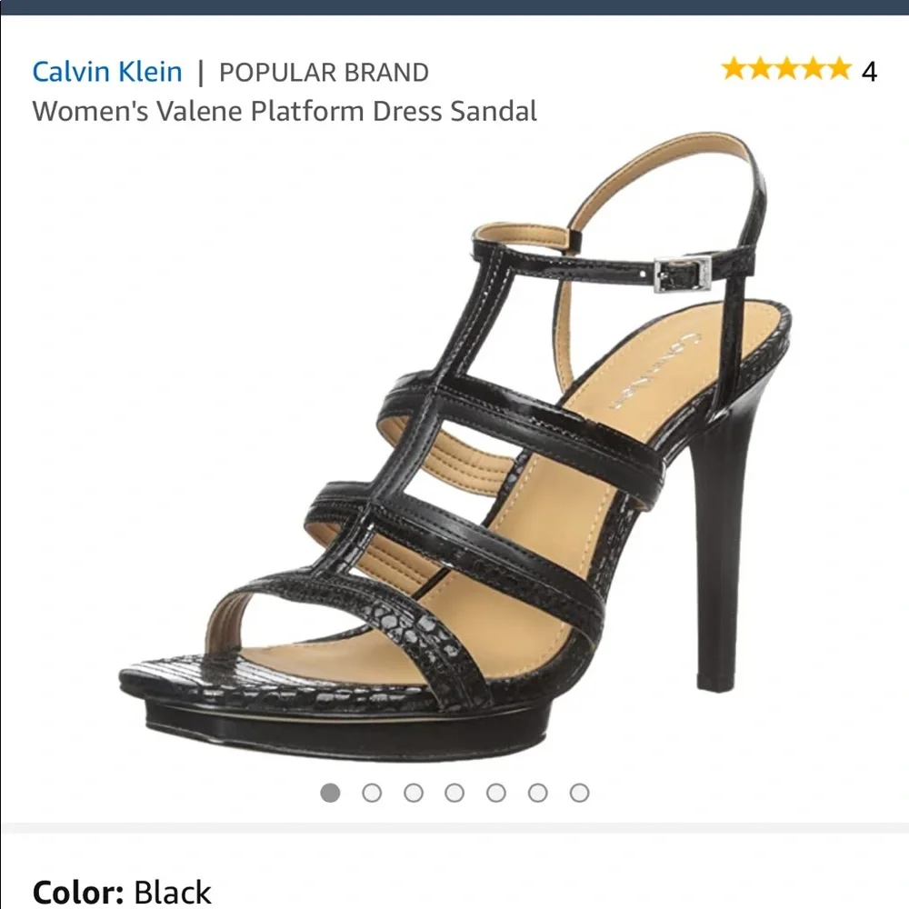 Calvin Klein new  Valene Platform Dress Sandal